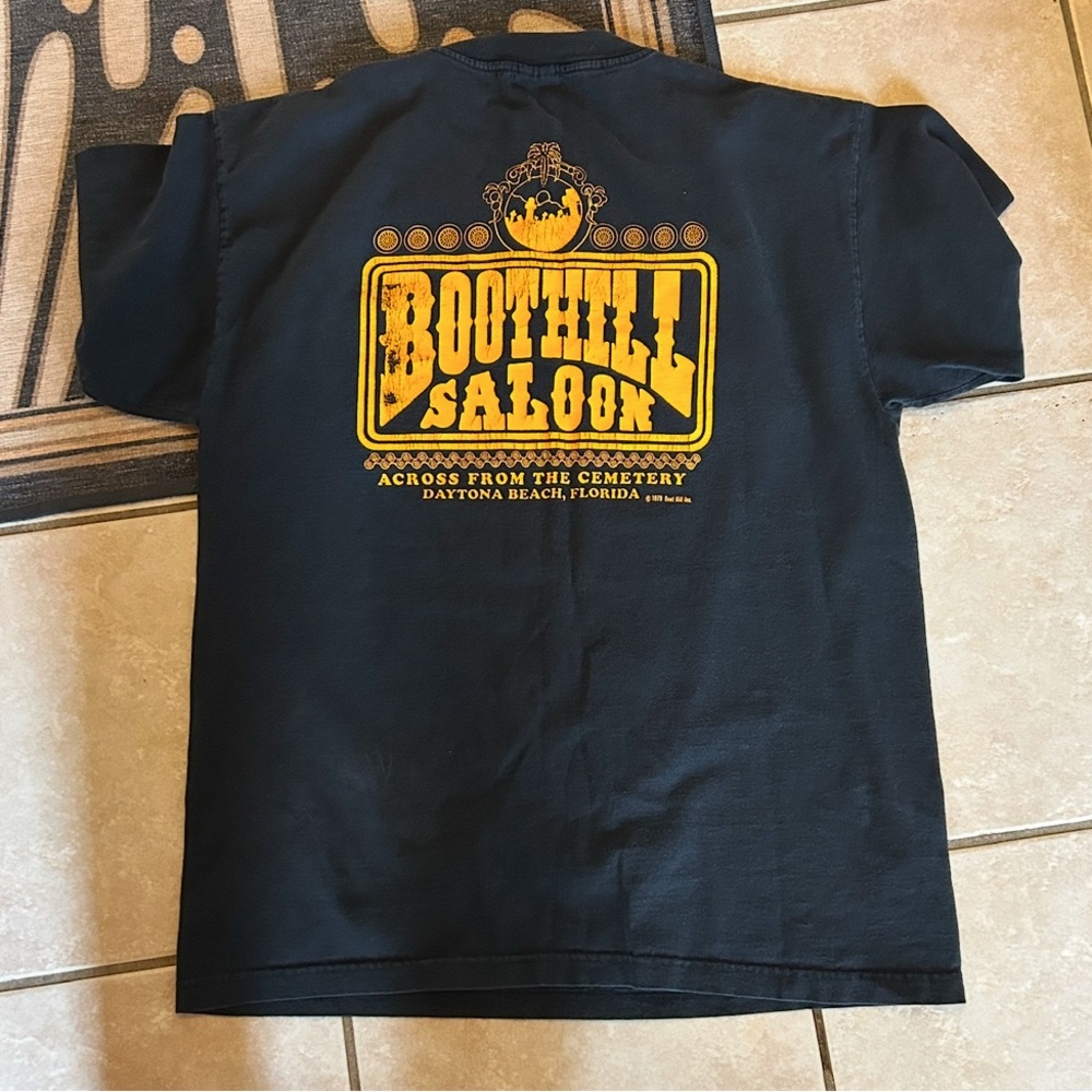 Rare VTG Boot Hill Saloon T-SHIRT Daytona XL Single Stitch USA